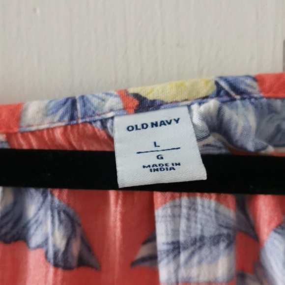 Old Navy tropical floral Hawaiian midi dress. Size L. - Picture 4 of 5